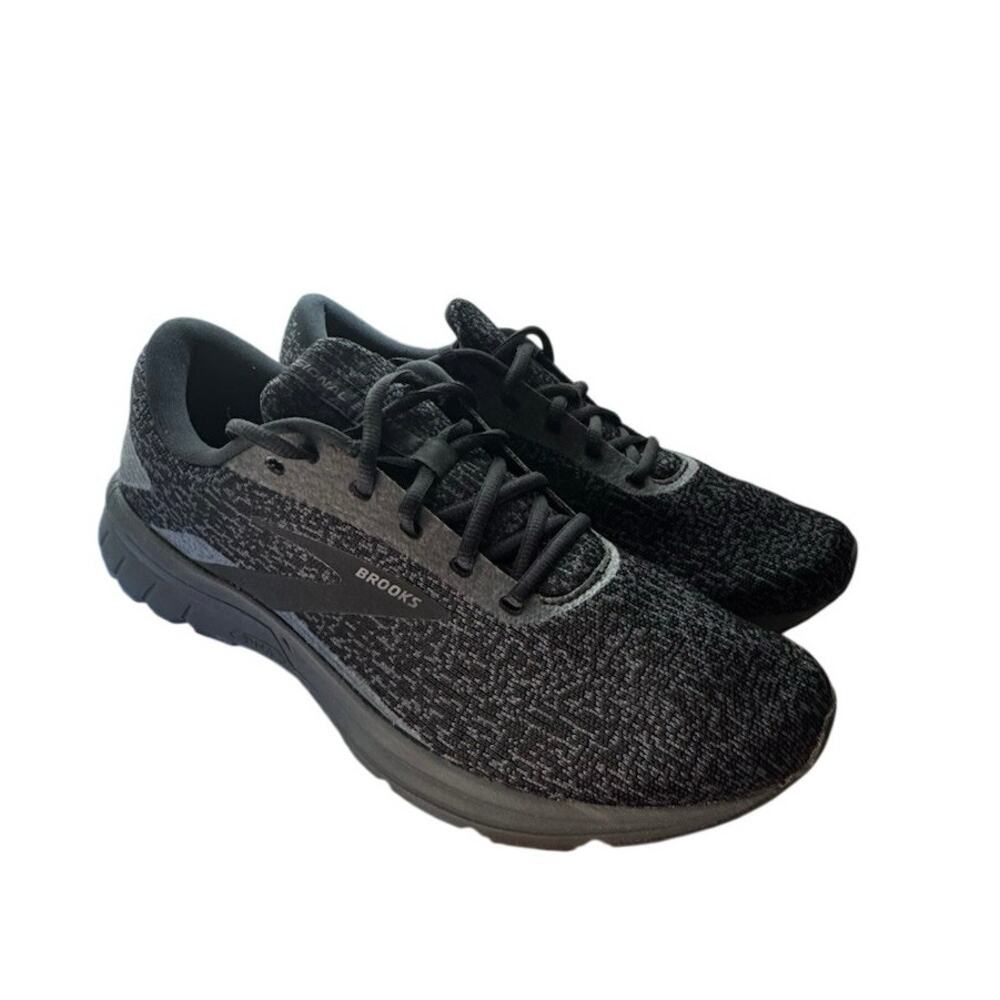 Brooks Signal 3 Ebony/Black Mesh Running Cushioned Shoes 1103621D083 Men’s 11